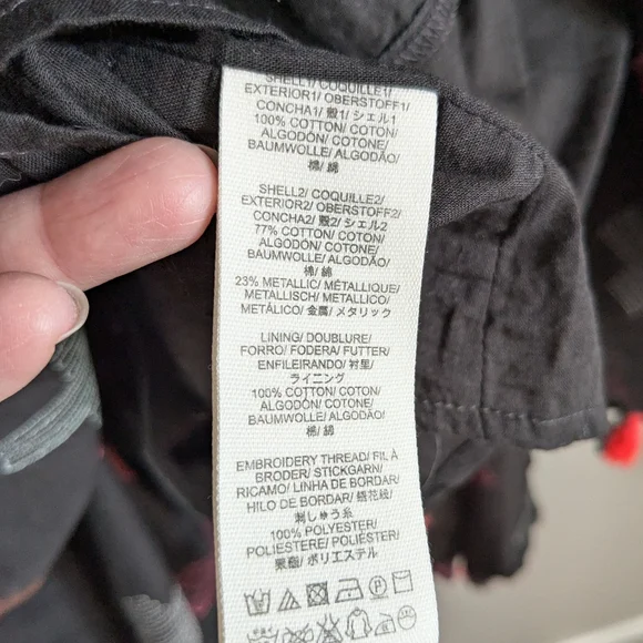 Free People Crossing Paths Pom Tassel Asymmetrical Hem Midi Dress XS - Picture 15 of 16